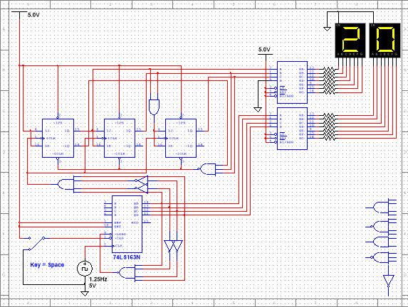 60 Second Clock for Digital Electronics